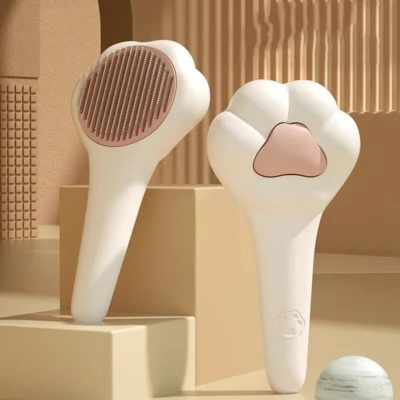 CaniPaw™ PawGlow Self-Cleaning Grooming Brush